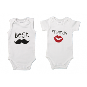 Rompertje tweeling "Best Friends"