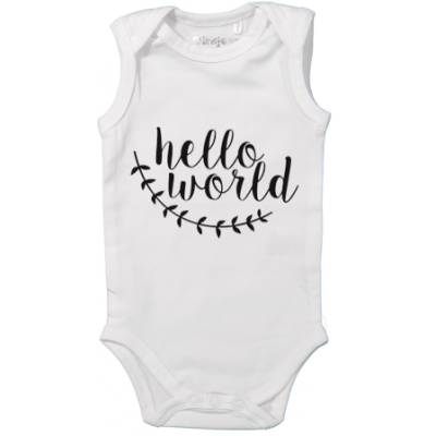 Rompertje "Hello world" Rompertje "Hello world"