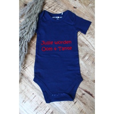 Romper "Jullie worden oom en tante" Romper "Jullie worden oom en tante"