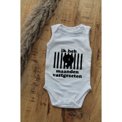 Romper "Ik heb 9 maanden vastgezeten" Romper "Ik heb 9 maanden vastgezeten"