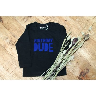 Shirt maat 68 "Birthday dude" Shirt maat 68 "Birthday dude"