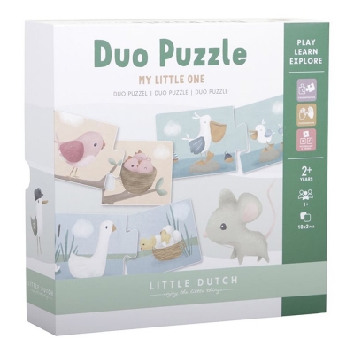 Duo Puzzel Flowers & Butterflies Little dutch Duo Puzzel Flowers & Butterflies Little dutch