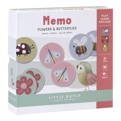 Memo Flowers & Butterflies Little dutch