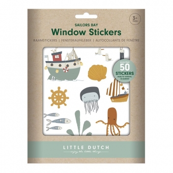 Raamstickers Sailors Bay Little dutch