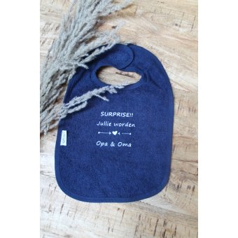 Slab "Surprise jullie worden opa & oma"
