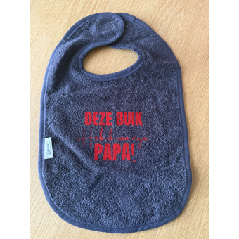 Slab "Deze buik heb ik van mijn papa"