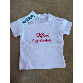 Shirt  maat 56 "Mini fashionista"
