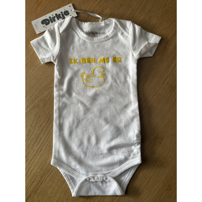 Romper maat 62/68 "Ik ben me er eendje"