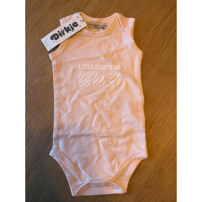 Romper maat 62/68"Loskruipend wild"