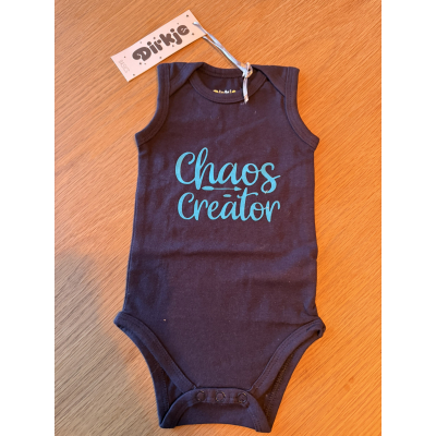 Romper maat 50/56 "Chaos creator" Romper maat 50/56 "Chaos creator"