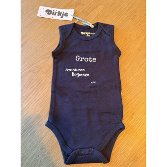 Romper maat 50/56 "Grote avonturen"