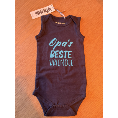 Romper maat 62/68 "Opa's beste vriendje" Romper maat 62/68 "Opa's beste vriendje"