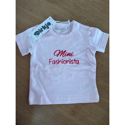 Shirt maat 56 "Mini fashionista" Shirt maat 56 "Mini fashionista"