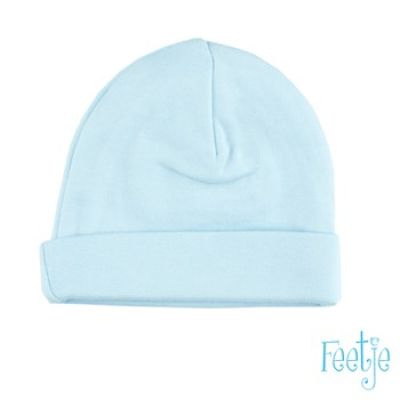 Babymutsje licht blauw