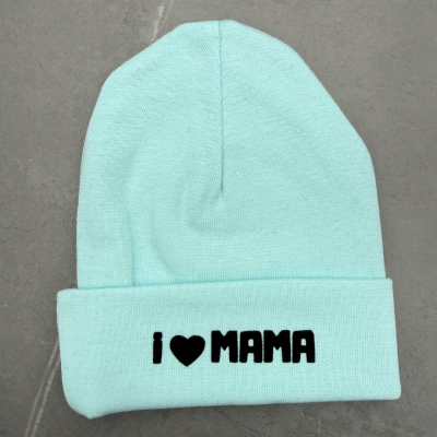 Babymutsje "I love mama" Babymutsje "I love mama"