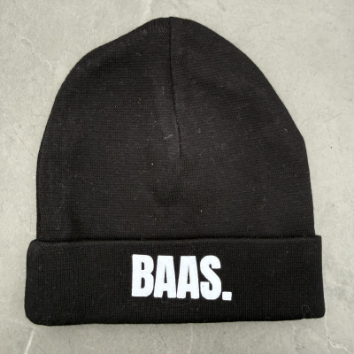 Babymutsje "Baas" Babymutsje "Baas"