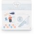 Lulujo Baby's First Year Swaddle & Cards - Greatest Adventure