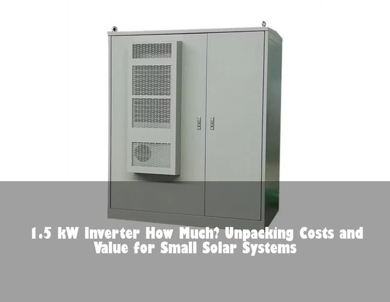 1.5 kW Inverter How Much? Unpacking Costs and Value for Small Solar Systems | HJ Energy Storage News