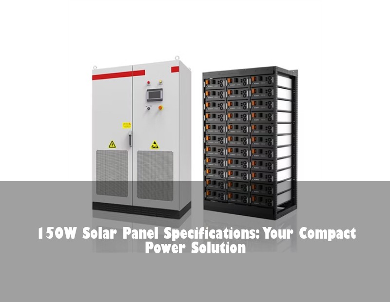 150W Solar Panel Specifications: Your Compact Power Solution