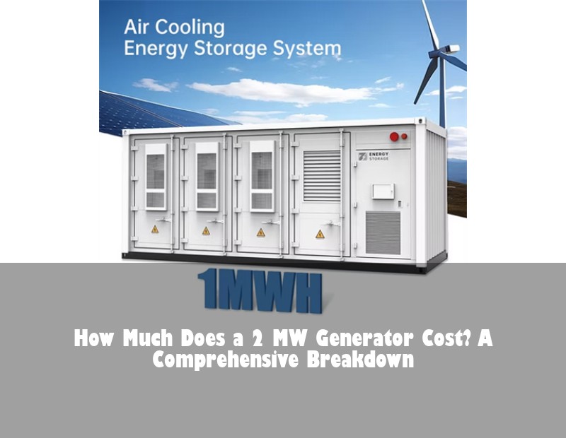 How Much Does a 2 MW Generator Cost? A Comprehensive Breakdown