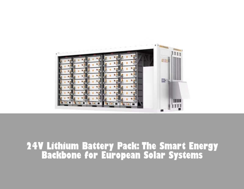 24V Lithium Battery Pack: The Smart Energy Backbone for European Solar Systems | HJ Energy Storage News