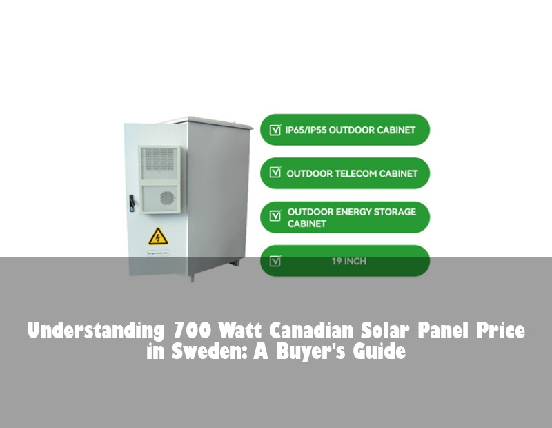 Understanding 700 Watt Canadian Solar Panel Price in Sweden: A Buyer's Guide