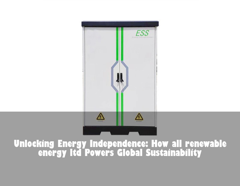 Unlocking Energy Independence: How all renewable energy ltd Powers Global Sustainability