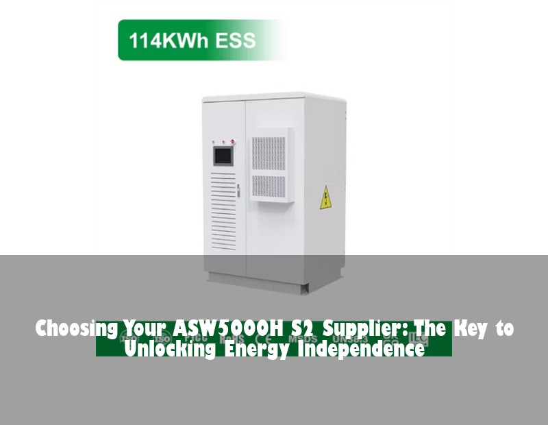 Choosing Your ASW5000H S2 Supplier: The Key to Unlocking Energy Independence