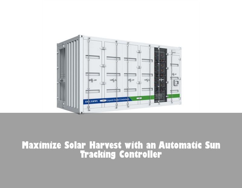 Maximize Solar Harvest with an Automatic Sun Tracking Controller