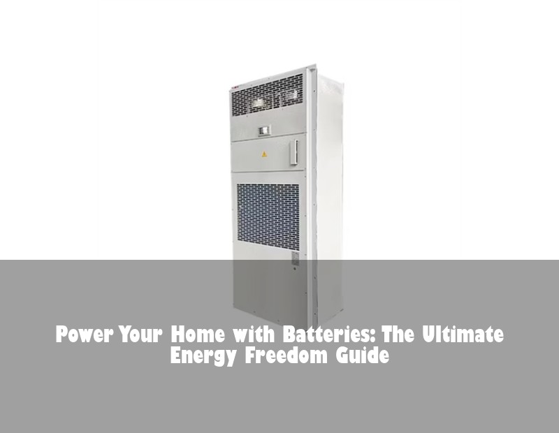 Power Your Home with Batteries: The Ultimate Energy Freedom Guide