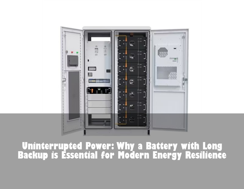 Uninterrupted Power: Why a Battery with Long Backup is Essential for Modern Energy Resilience