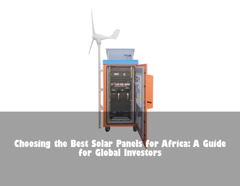 Choosing the Best Solar Panels for Africa: A Guide for Global Investors