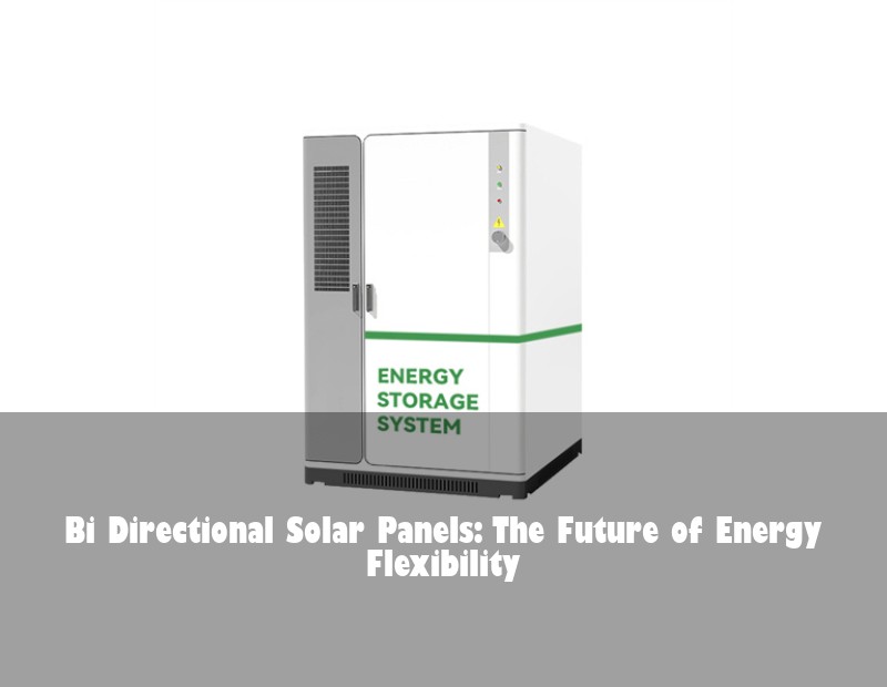 Bi Directional Solar Panels: The Future of Energy Flexibility