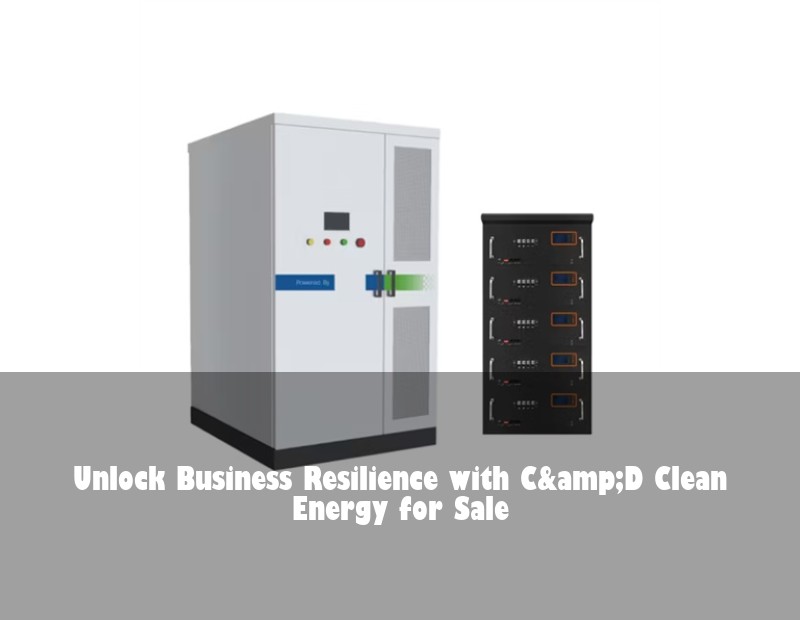 Unlock Business Resilience with C&amp;D Clean Energy for Sale