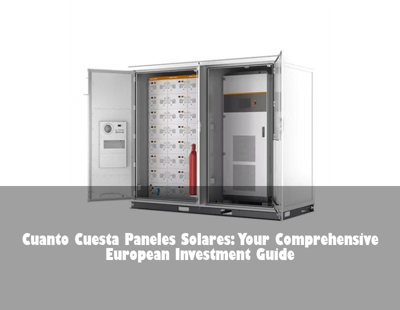 Cuanto Cuesta Paneles Solares: Your Comprehensive European Investment Guide
