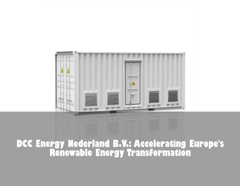 DCC Energy Nederland B.V.: Accelerating Europe's Renewable Energy Transformation