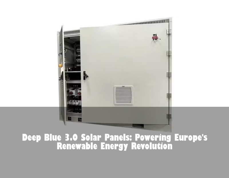 Deep Blue 3.0 Solar Panels: Powering Europe's Renewable Energy Revolution