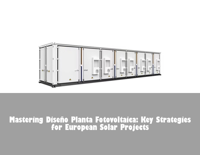 Mastering Diseño Planta Fotovoltaica: Key Strategies for European Solar Projects