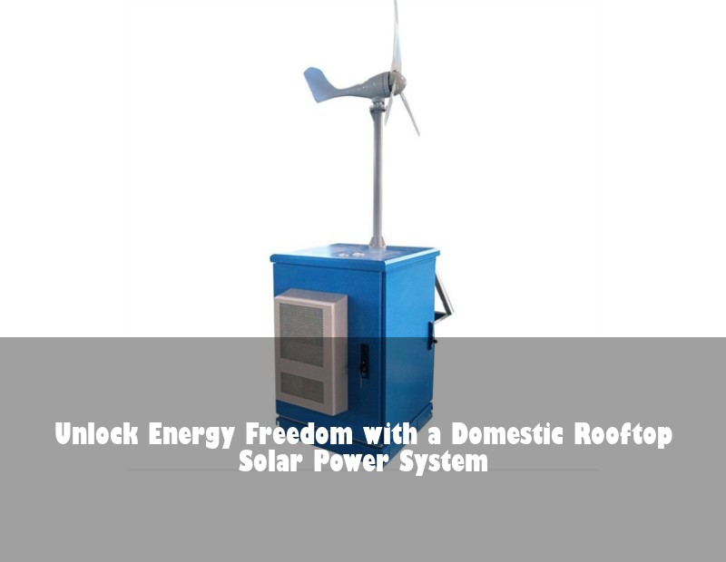 Unlock Energy Freedom with a Domestic Rooftop Solar Power System