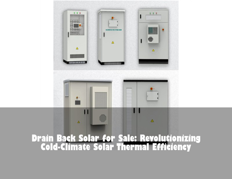 Drain Back Solar for Sale: Revolutionizing Cold-Climate Solar Thermal Efficiency