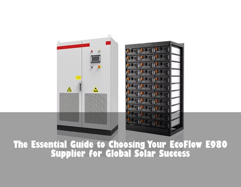 The Essential Guide to Choosing Your EcoFlow E980 Supplier for Global Solar Success