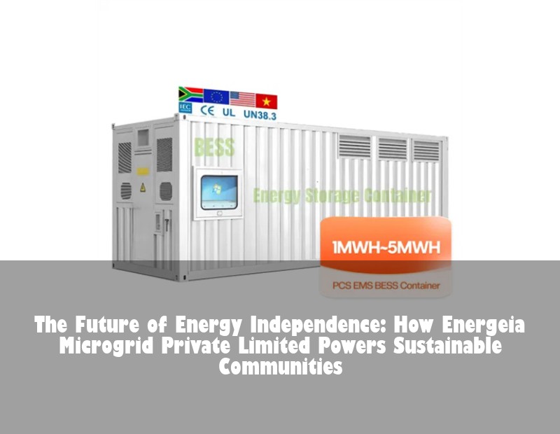 The Future of Energy Independence: How Energeia Microgrid Private Limited Powers Sustainable Communities