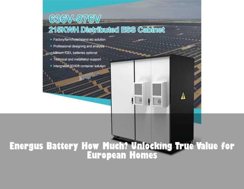 Energus Battery How Much? Unlocking True Value for European Homes