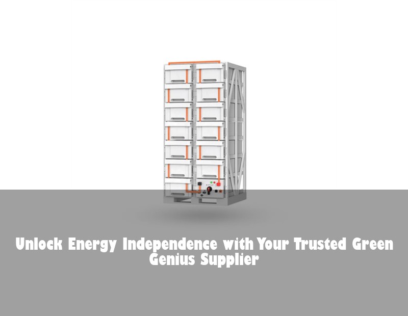 Unlock Energy Independence with Your Trusted Green Genius Supplier