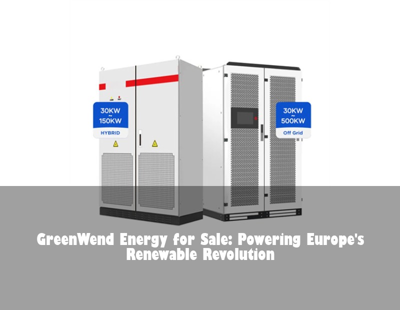 GreenWend Energy for Sale: Powering Europe's Renewable Revolution