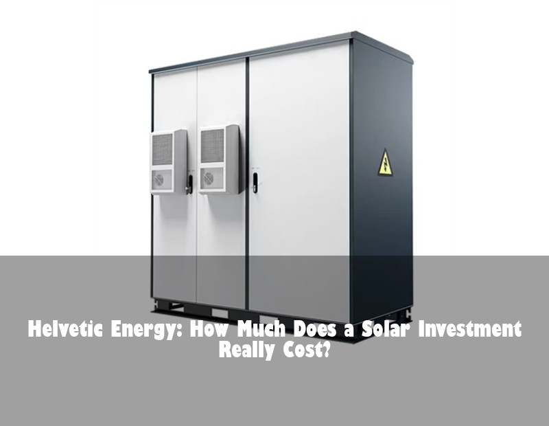 Helvetic Energy: How Much Does a Solar Investment Really Cost?