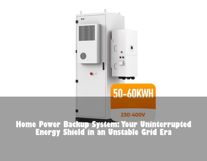 Home Power Backup System: Your Uninterrupted Energy Shield in an Unstable Grid Era