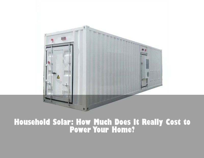 Household Solar: How Much Does It Really Cost to Power Your Home?