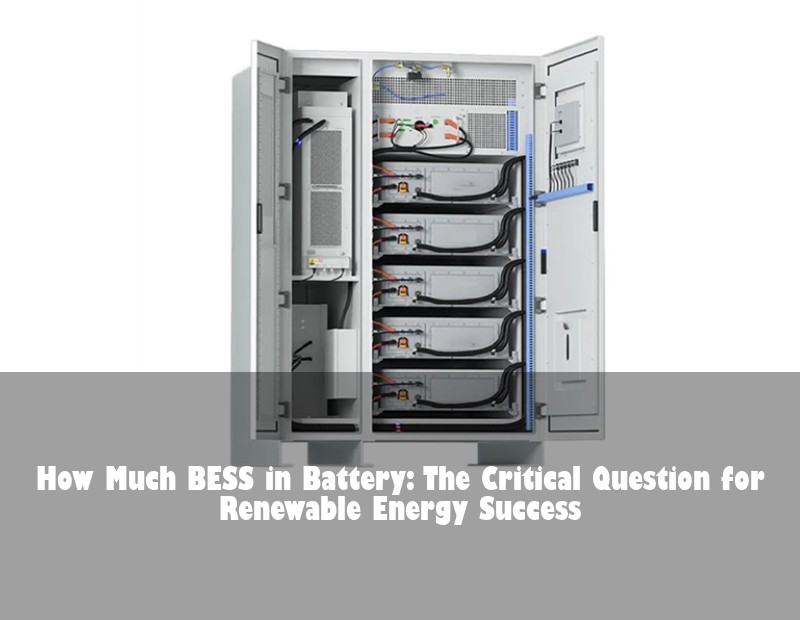 How Much BESS in Battery: The Critical Question for Renewable Energy Success