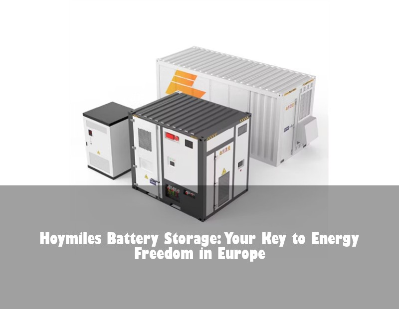 Hoymiles Battery Storage: Your Key to Energy Freedom in Europe